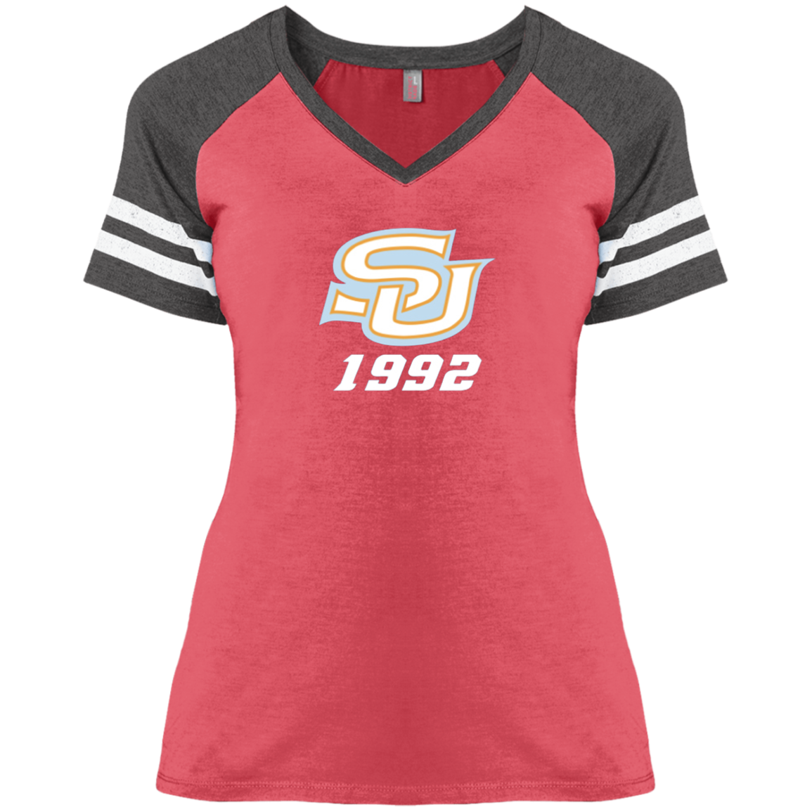 SU c/o 1992  DM476 Ladies' Game V-Neck T-Shirt