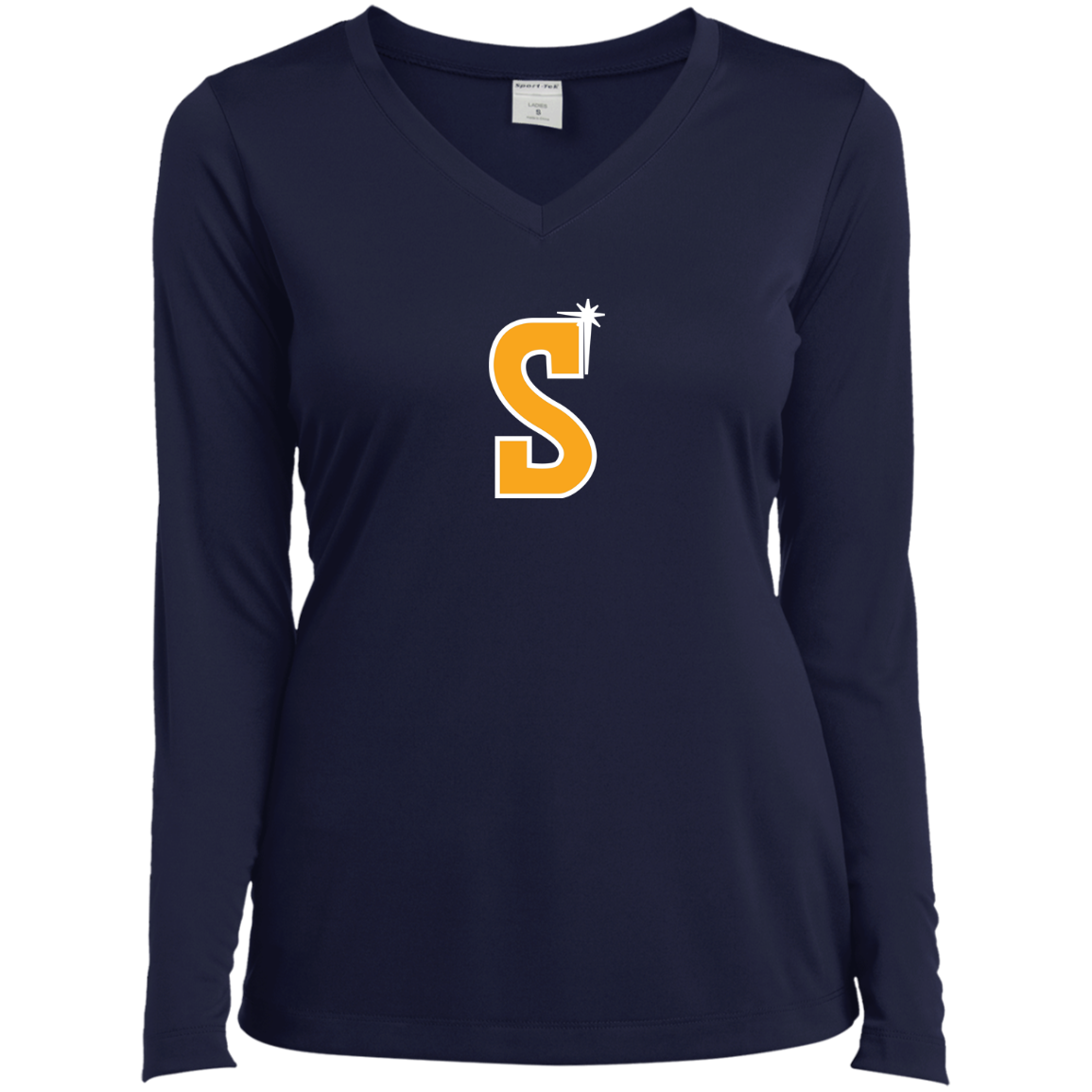 "S" LST353LS Ladies’ Long Sleeve Performance V-Neck Tee