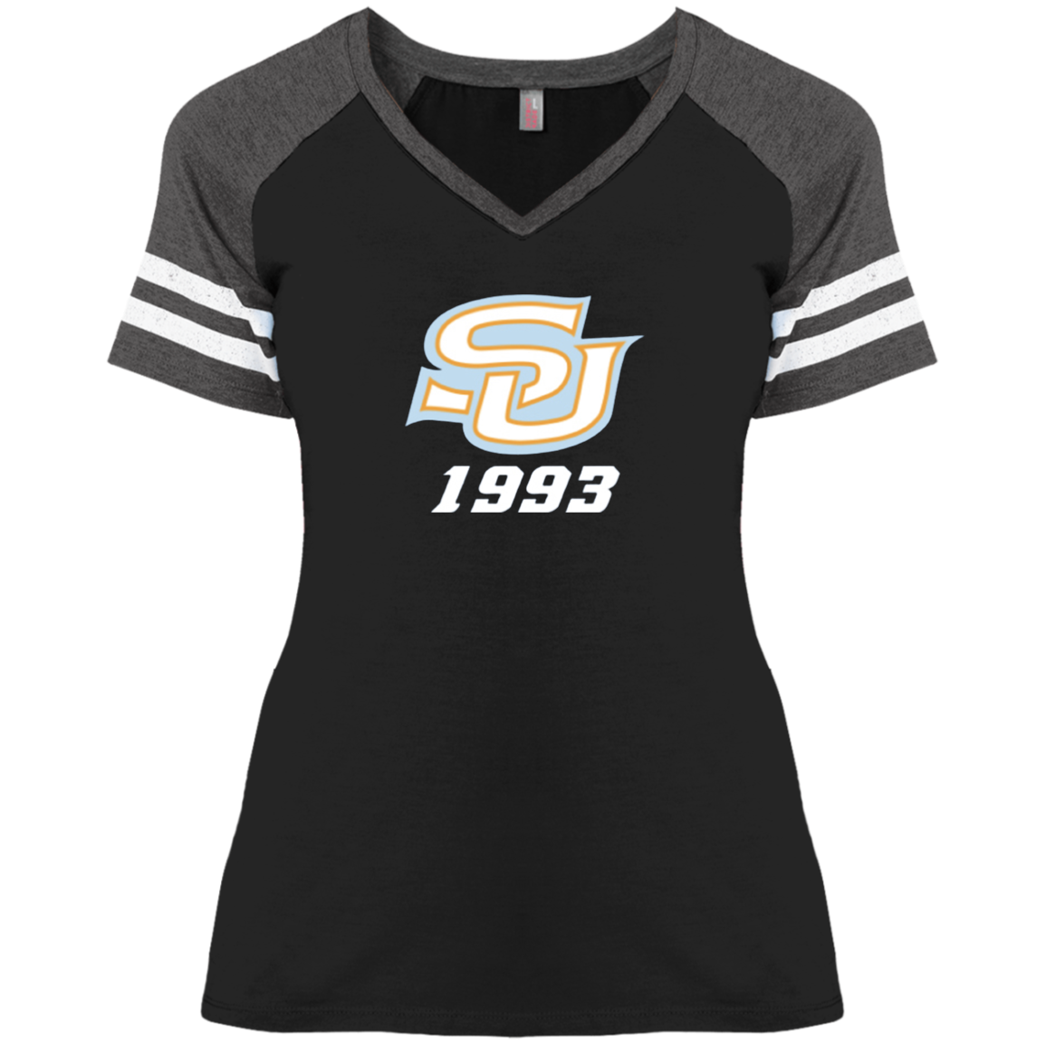 SU c/o 1993  DM476 Ladies' Game V-Neck T-Shirt