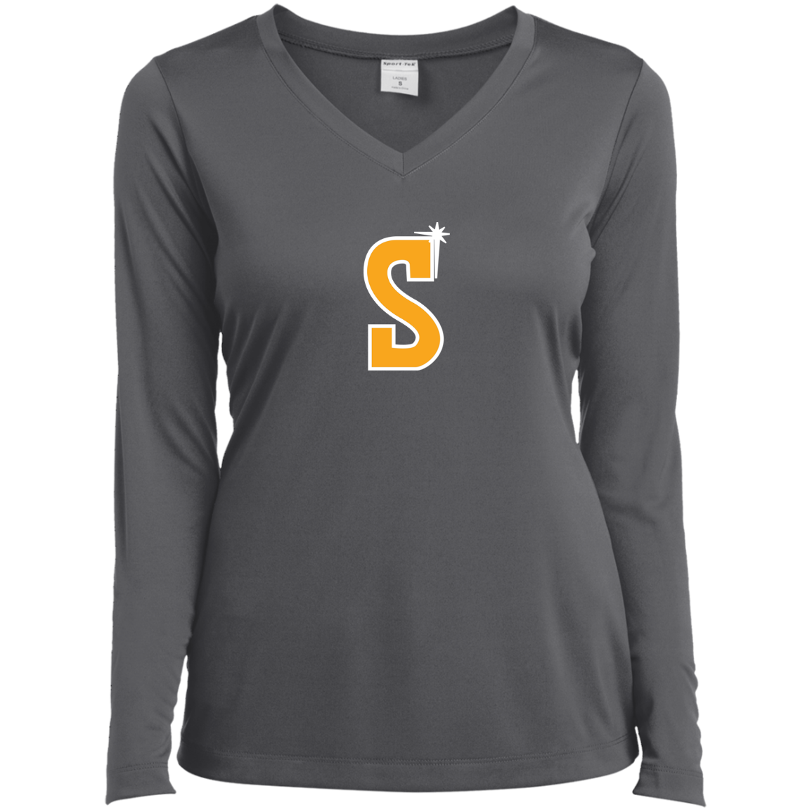 "S" LST353LS Ladies’ Long Sleeve Performance V-Neck Tee