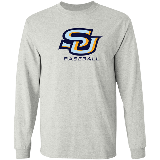 SU Baseball navy G540 LS T-Shirt 5.3 oz.
