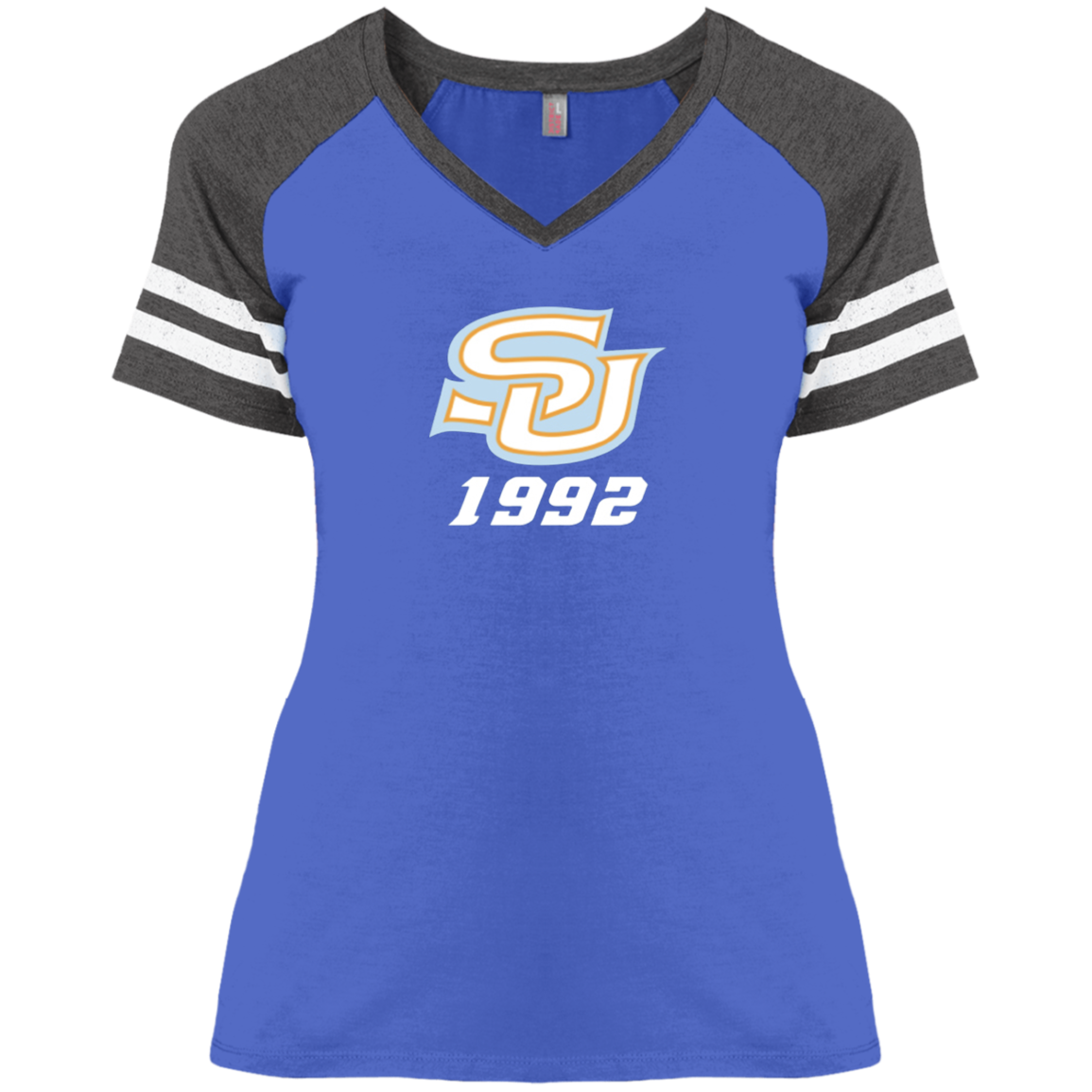 SU c/o 1992  DM476 Ladies' Game V-Neck T-Shirt