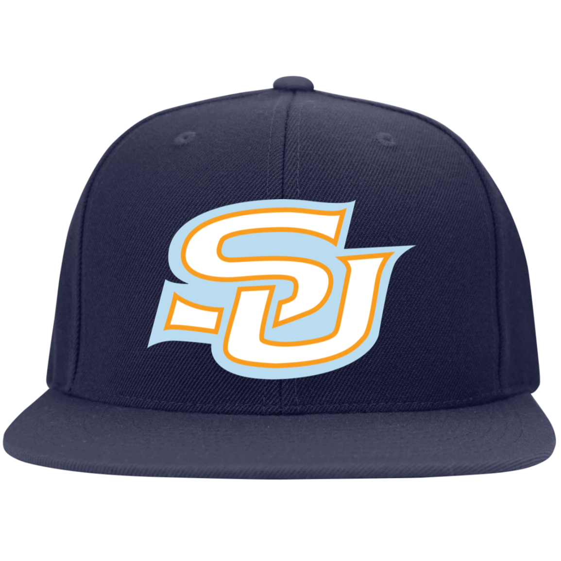 SU light STC19 Embroidered Flat Bill High-Profile Snapback Hat