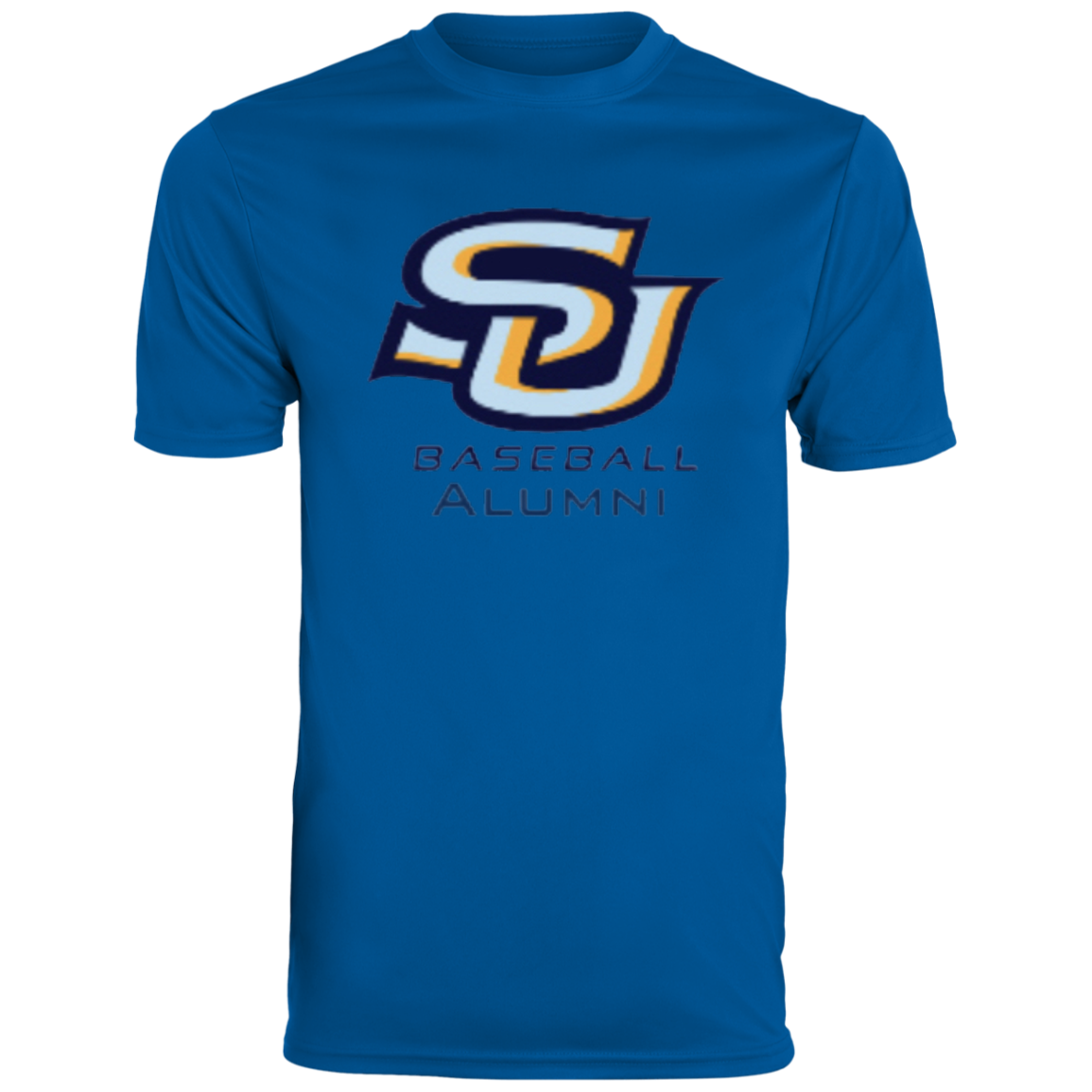 SU Baseball Alum Navy 790 Men's Moisture-Wicking Tee