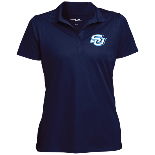 SU white LST650 Ladies' Micropique Sport-Wick® Polo